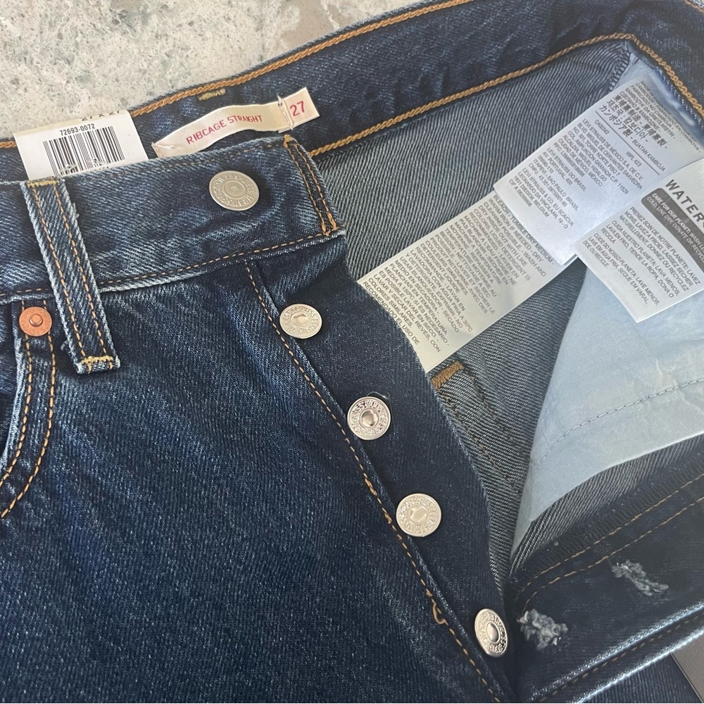 Levi’s -  Rib cage straight leg - somewhat wide